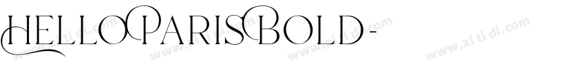 Hello Paris Bold字体转换 Hello Paris Bold字体转换